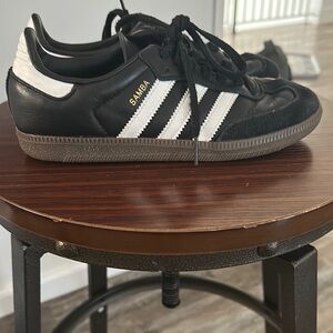 Adidas Black and White Samba Sneakers